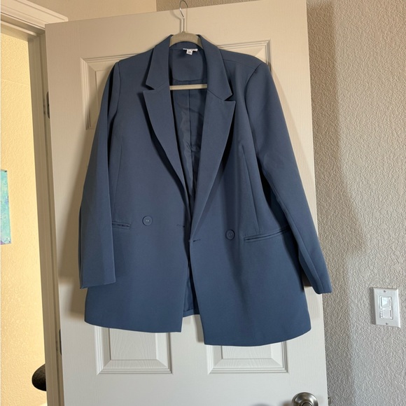 Aware by VERO MODA Oversize Blazer - Vintage Indigo- size 6 - Picture 8 of 9